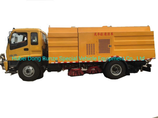 Japan Brand New I. S. U. Z. U Ftr Road Sweeper Truck 6 Cbm Garbage +7 Cbm Water Stainless Steel 304