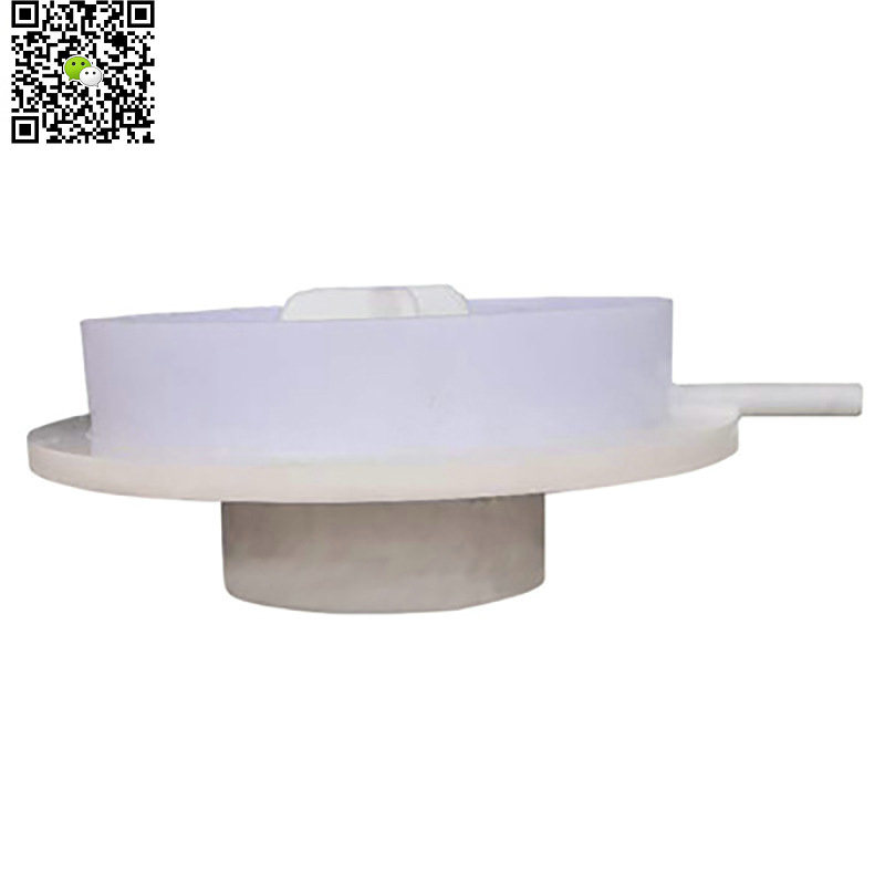 HCl Acid Tank Manhole Cover Full PE (Thread Cap PE Lid Vortex Screw Structure 580mm Lid with Flange)