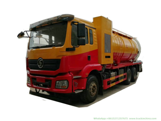 Shacman vacuum Jetting Tanker (Vacuum Tank Combined Tank Stainless Steel)