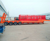 Heavy Haul Equipment Trailer 4 Axles Low Bed Semi Trailer 60ton 80ton 100ton