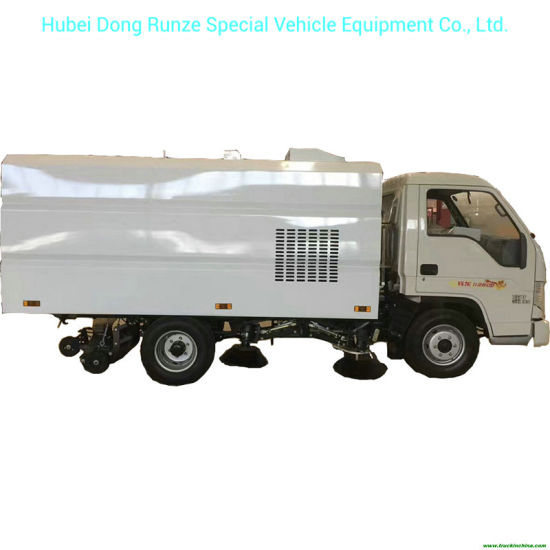 Mini Right Hand Drive Forland Truck Mounted Vacuum Road Sweeper 2.5m3
