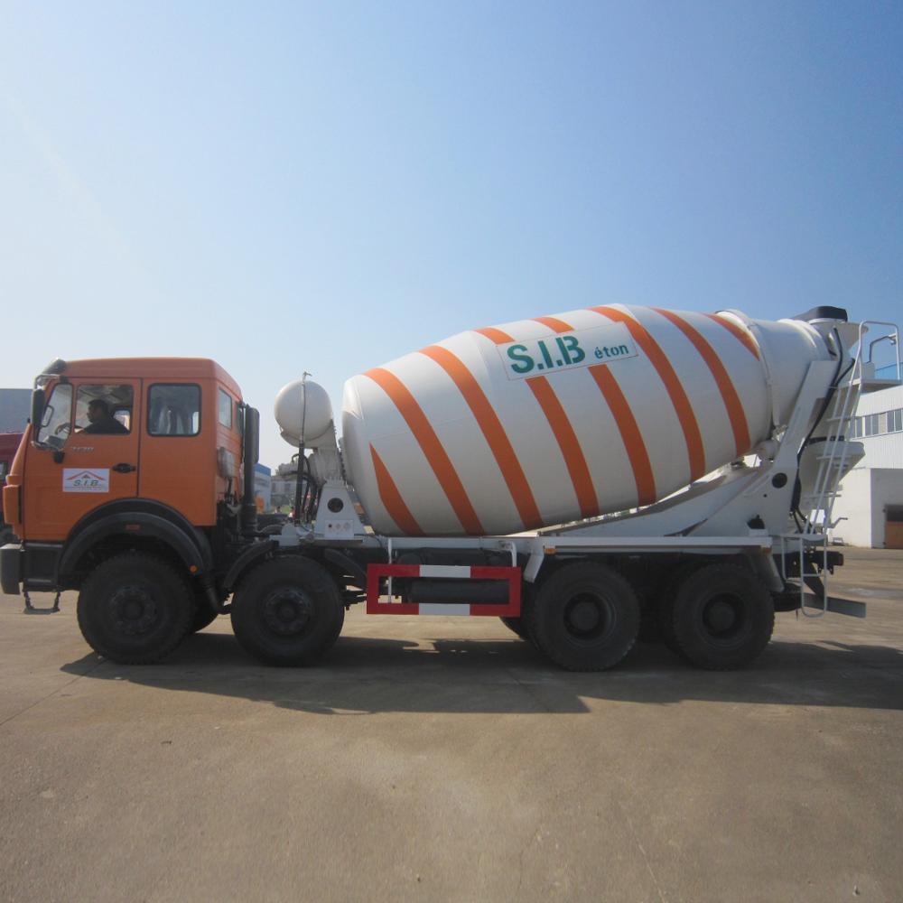 3138 Beiben 12 Wheelers Transit Concrete Mixer Truck (14, 16cbm 18cbm Mixer Drum)