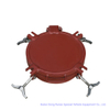Double Flanged Carbon Steel Manhole Cover for Sulfuric Acid Tank, Bulk Tank, Chemical Oil Liquid Tank Truck Manhole (DN300 -500mm 0.2-0.4MPa)