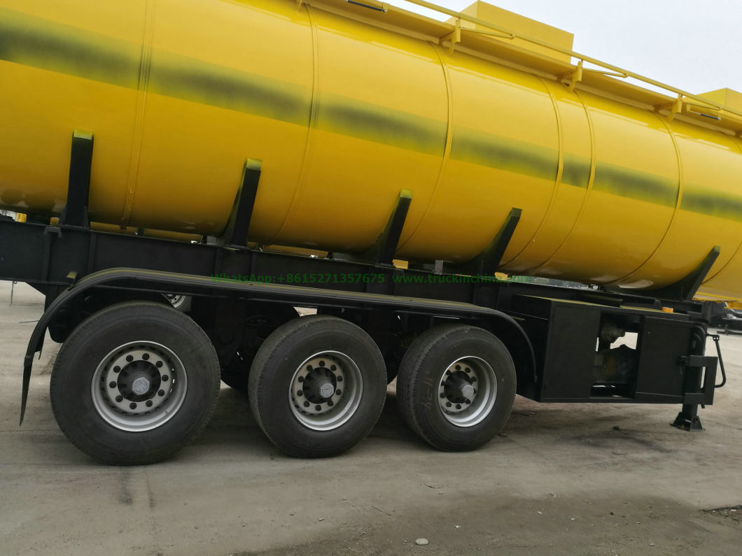 Hydrochloric Acid Sodium Hypochlorite Chemical Liquid Transport Tanker Trailer with Acid Pump and Insulated Rockwool