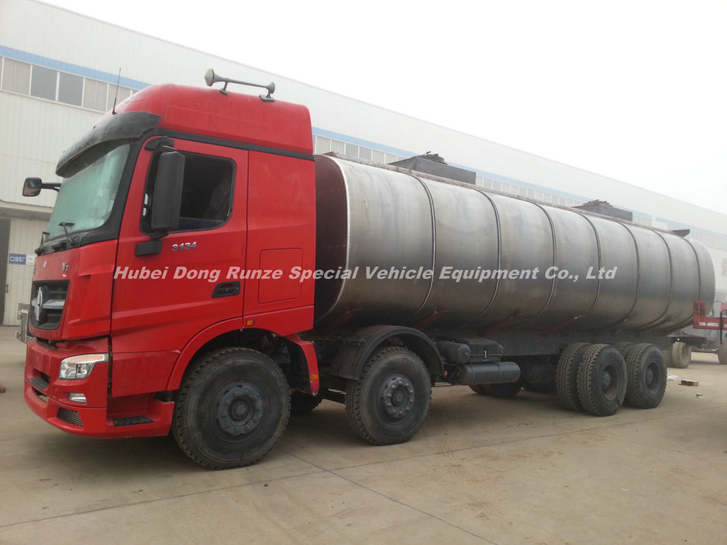 Beiben 3134 Tanker Truck with Insulation Layer for Heat Bitumen, Liquid Asphalt, Coal Tar Oil, Crude Oil Transport 26, 000L-33, 000liters