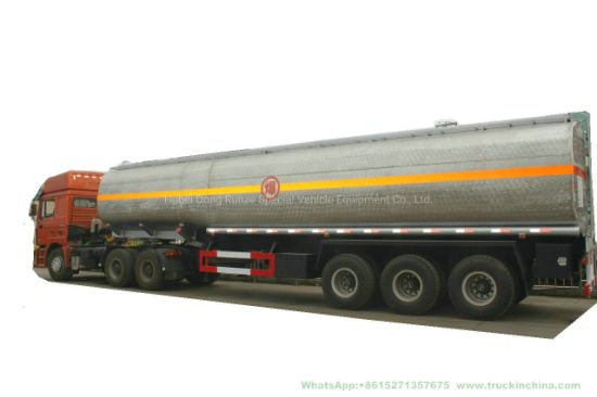 Heavy Stainless Steel Tank Trailer for Food Oil, Ethanol, Liquor, Win (40-60T Polished Stainless Tanker)