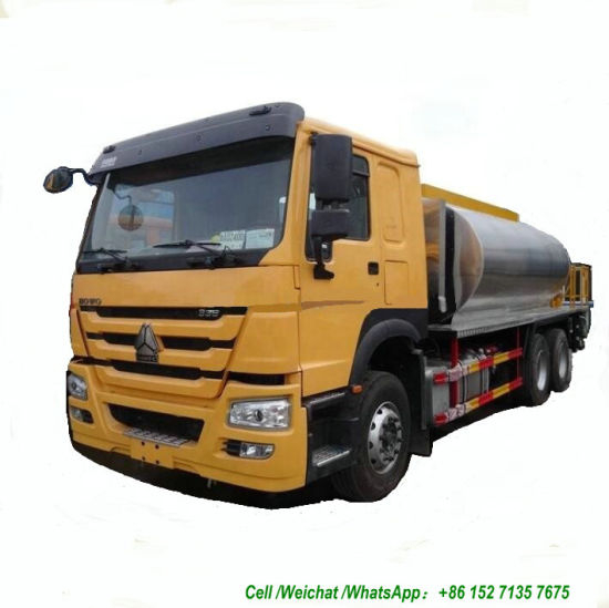 HOWO Asphalt Distributor 12-14 M3 Tank (Road Paver Asphalt Spray Bitumen 4.5 -6 meters)