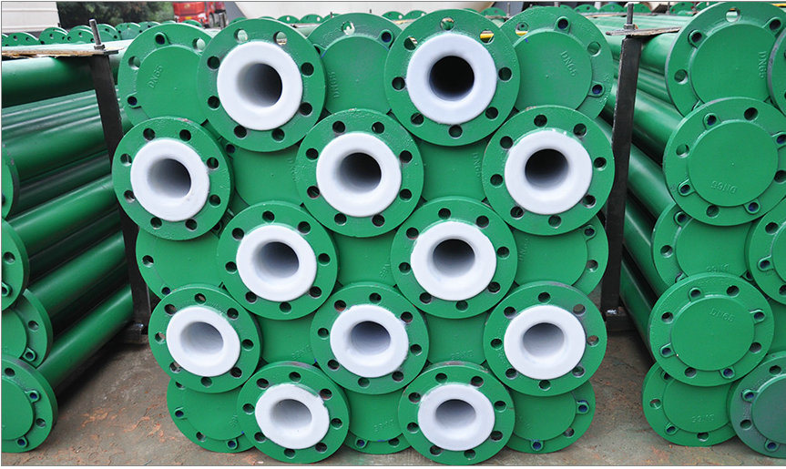 Steel Lined PE (PTFE / PP /PO) Pipe for Chemical Factory