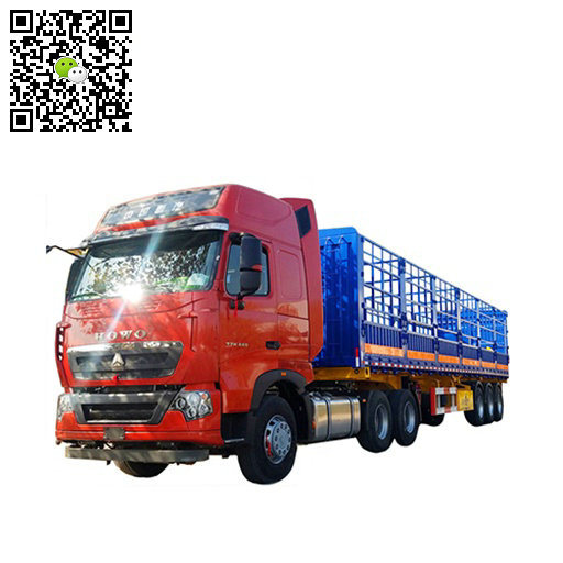 Customized 3axles Livestock Cargo Transport Trailer 40t-60t