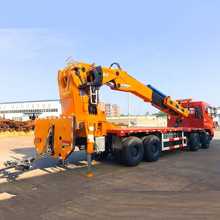 Dongfeng Hydraulic Truck Mounted Crane 80ton Sq1600zb6 Max Lifting Moment 1600 Kn. M