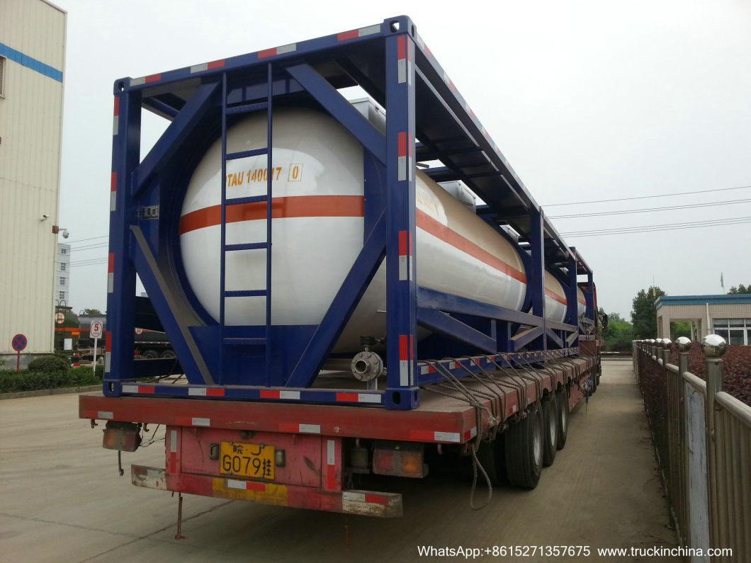 ISO 20feet Stainless Steel ISO Tank Container (For Edible Oil Liquid Food Alcohol Chili Sauce Transport )