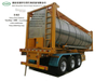 Phosphoric Acid Tank Container Swap Tank Insulated with Stainless Steel Steam Heating Pipe (Road Transport by 30FT ISO Container Trailers)
