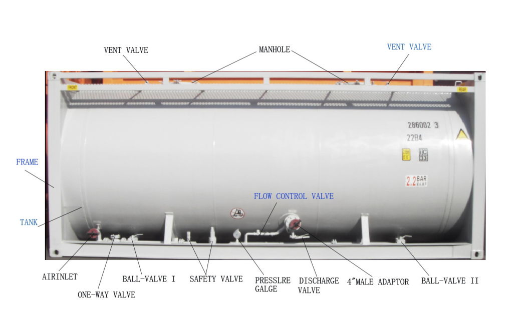 20FT ISO Bulk Cement Tank (Cement ISO Tank)
