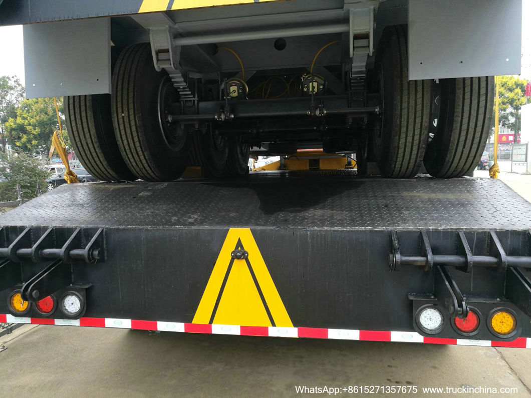3 Germany BPW 14t Axles Low Bed Trailer 60 Tons Customizing with 20FT Container Locks (12.8*3*3m) CIF Momombasa
