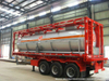 Customized 30FT Yellow Phosphorus Tank Tank Container ISO Stainless Steam Heating Jacket 25000liters