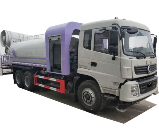 Dongfeng 6X4 Dust Suppression Vehicle, 15m3 Water 50/60/80/100 Meters Fog Disinfection Tanker