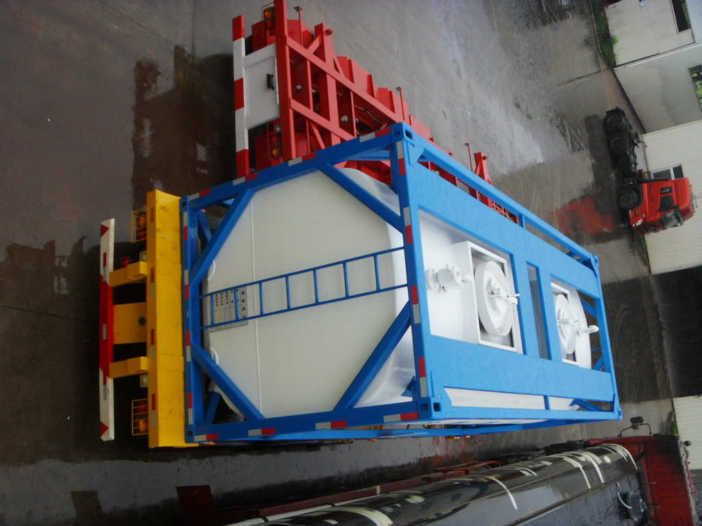 Automotive Antifreeze ISO Tank Container 20FT (Steel Lined Plastic -LLDPE For Storage Ethylene Glycol, Diethylene Glycol Antifreeze)