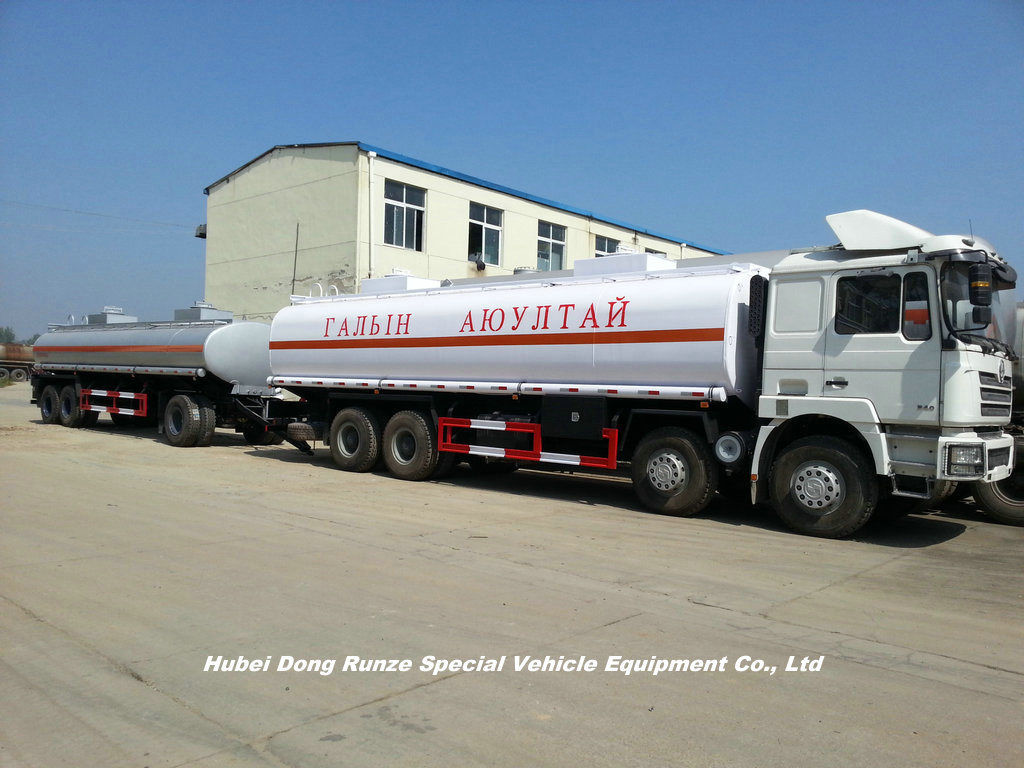 Full Tank Trailer with Draw Bar Dolly 2-3 Axles for Fuel, Water, Oil, Diesel Fuel Trailer Pup Tanker