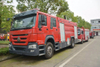 HOWO Double Cabin Fire Truck Duble Cabin Rhd/LHD 4X2 /4X4 Offroad All Wheel Drive with 6500liters - 8000L Water Foam Tank