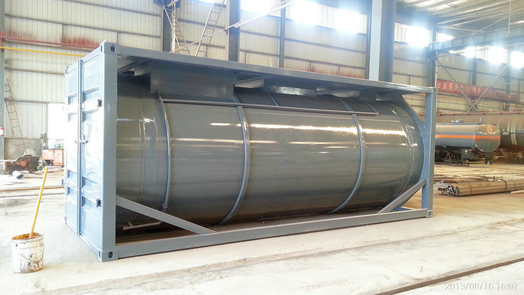 Tcs 20feet Beam Type Tank Container T14 (Liquid cargo container) for Chemical Hydrogen Silicon 21.6cbm Trichlorosilane (SiHCl3) Storage and Transport
