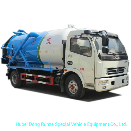 Combined Sewer Vacuum Jetting Truck 6m3 Tanker LHD or Rhd