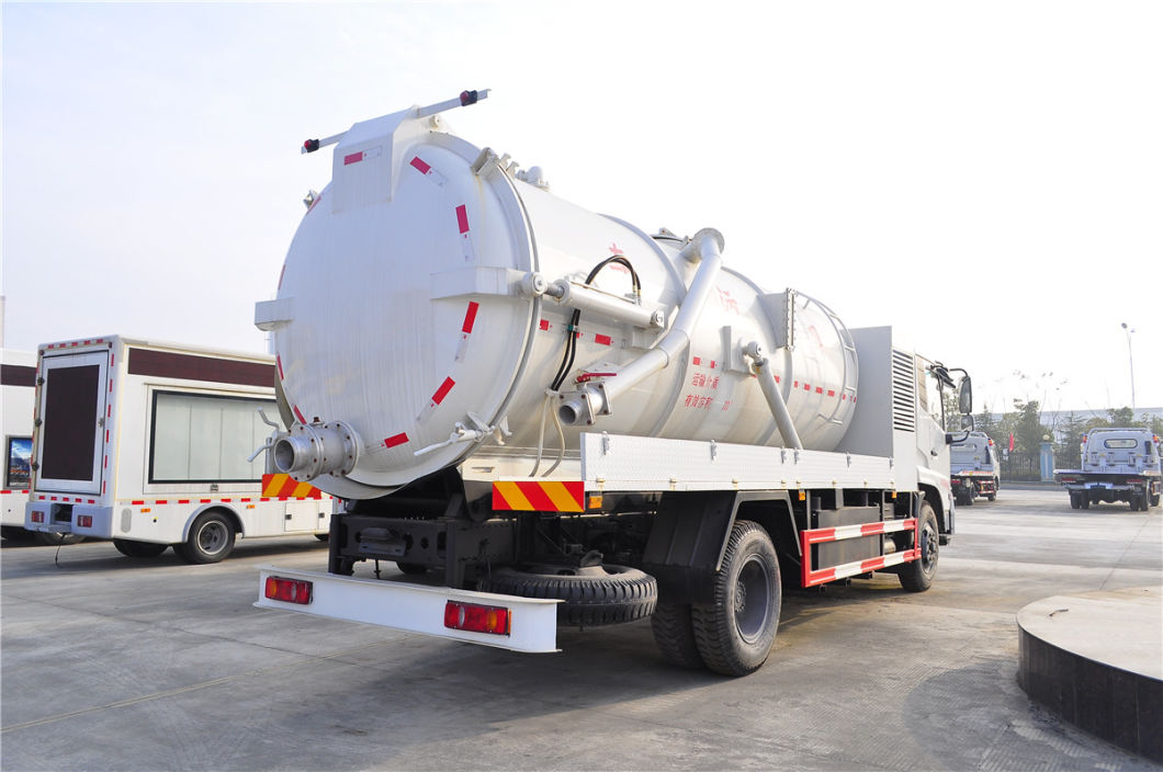 Septic Tank Truck Vacuum Sewage Suction Pump, VAC Tanker Capacity 10cbm Rhd. LHD 4X4.4X2