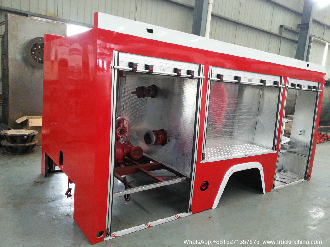 600p Double Cabin Isuzu Fire Truck Nkr Fire Fighting Truck 2500L/3000L for Sale