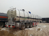 Drz Ammonium Nitrate Emulsion Tank Semi Trailer Insulated Cladding Stainless Steel Shell 27.3cbm Un2426