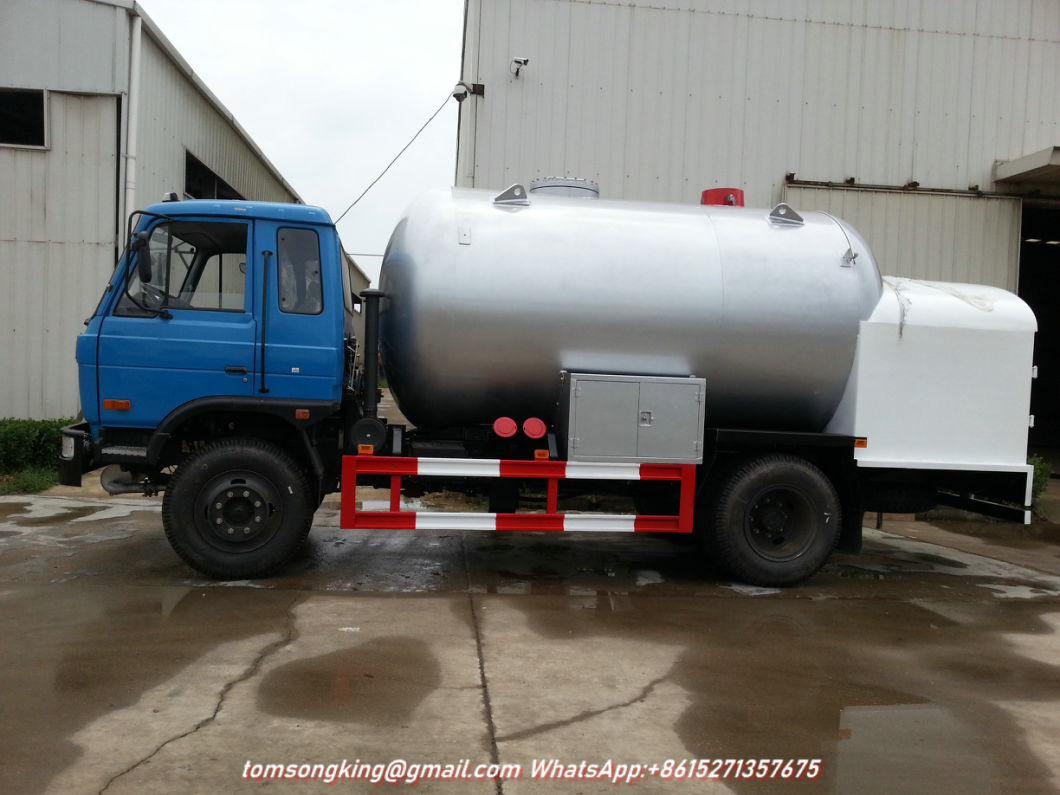 Dongfeng LPG Bobtail Tank Truck (Road LPG Tanker) Mounted with LPG Pump LPG Delivery Dispenser
