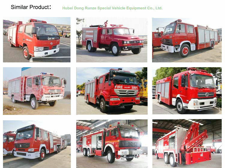 Kama All Wheel Drive 4X4 Fire Spraying Truck with Fire Pump Water Tank 4900 L