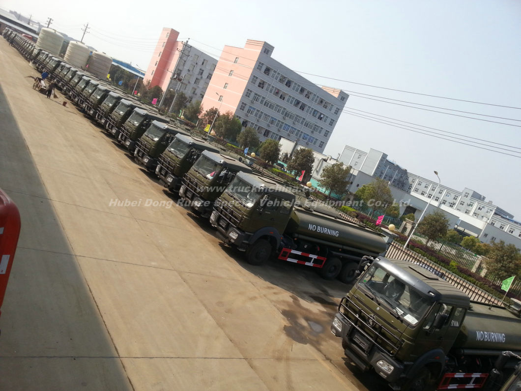 Beiben Trucks 2529 Fuel Bowser Tanker off Road All Wheel Drive 6X6.6*4. LHD. Rhd 2534.2538 for Petroleum Oil, Gasoline, Petrol, Diesel Transport