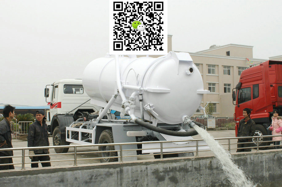 Beiben 4X4 off Road Vacuum Tanker Truck Sewage Pump Tanker