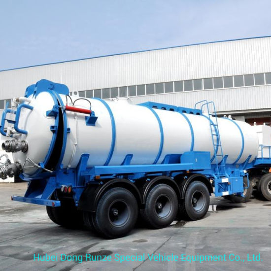 Vacuum Sewage Suction Tanker Waste Collection Suction Sewage Tanker 6000 Gallon