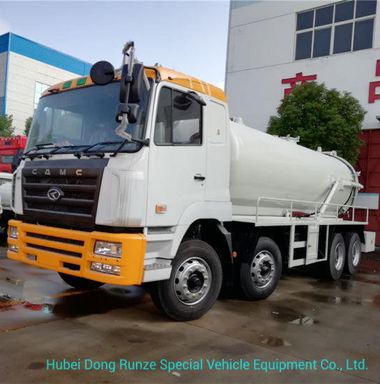 Camc Vacuum Tanker Combined Sewer Jetting 12 Wheels 20, 000liters