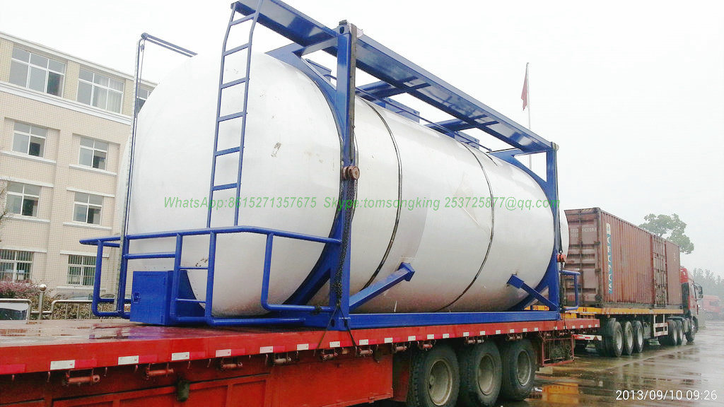 Food Grade Stainless Steel 316L Swapbody Isotank Customized Tank 33cbm Vegetable Oils Imo 1 / Imo 4 Swap Frame (30.000, 35.000 liter)