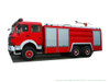 Double Cabin Beiben Fire Truck Water Foam Fire Fighting Truck off Road 6X4 - 6X6 Awd Fire Tender Fire Pumper (9000Liter Water 1800Liter Foam Tank) for Sale