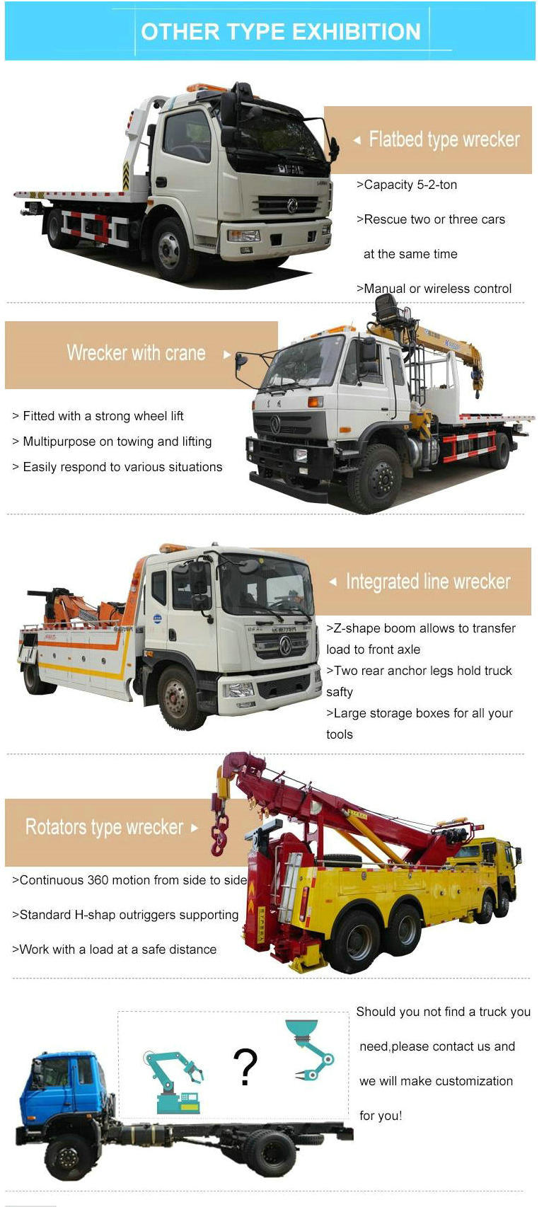 Iveco. Genlyon Recovery Trucks Heavy Duty Wrecker 50tons with Remote Control Rotatory Crane Wrecker for Towing Truck