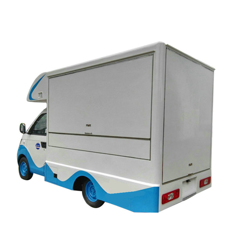 Mini Ice Cream Street Vending Truck Fast Customizing Stainless Steel Crepe Food Car