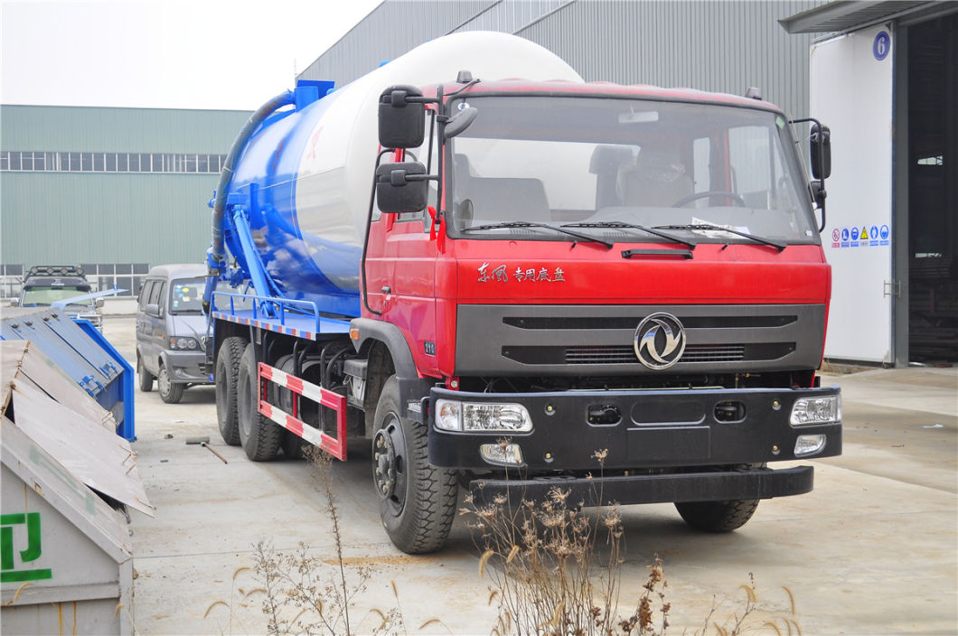 Dongfeng Sewage Tanker Truck 18000liters VAC Tank for Sewer Sucking Septic LHD. Rhd 6X4.6X6