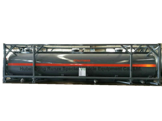 Custermizing Road ISO Tank Containers 40FT for Liquid Caustic Soda (Naoh Max 50%; Bleach Naocl 15% and Acid HCl 35%, 26000L-40, 000L