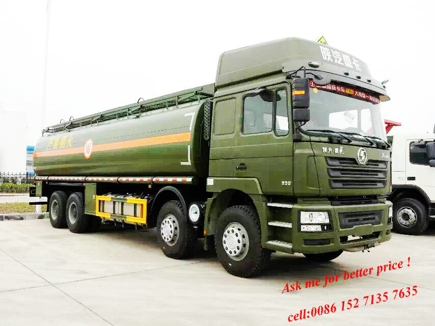 Shacman (4X2, 6X4, 8X4 F2000 F3000 X3000 Oil Bowser) off Road Fuel Tanker Truck for 25m3 -35m3 Oil Diesel, Gasoline