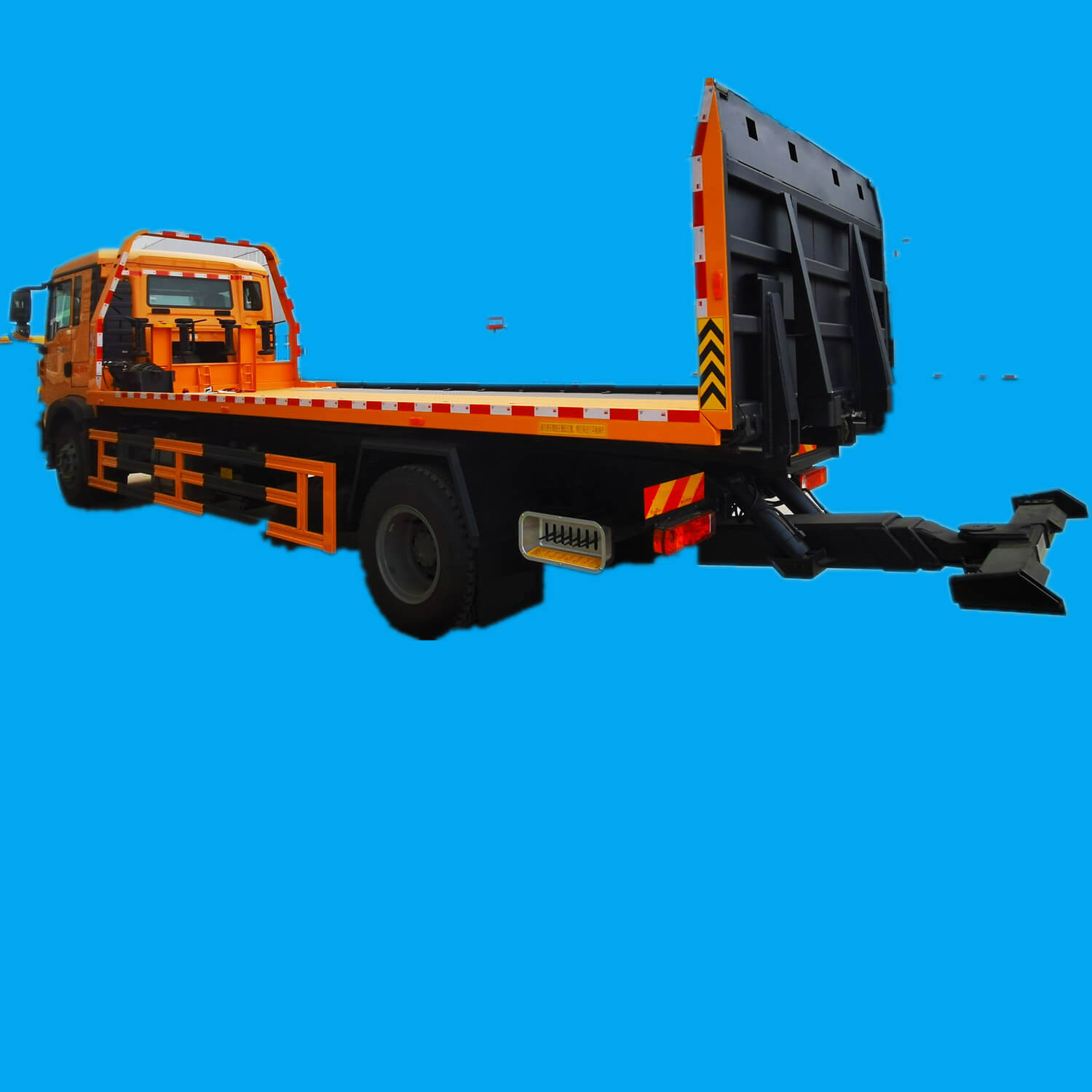  HOWO Tilt Tray Flatbed Recovery Truck (Flat Slide Bed) 8Ton Hydraulic Winch Towing Breakdown Truck 15000kg