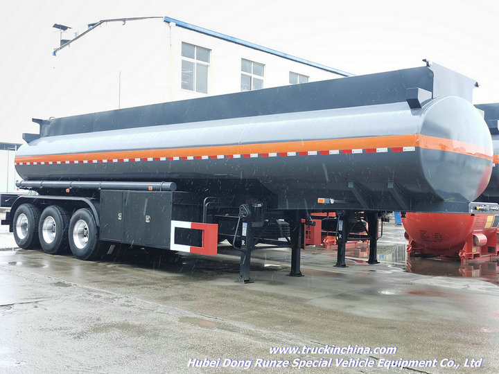 lined PE HCL hydrochloric acid tank trailer (7)