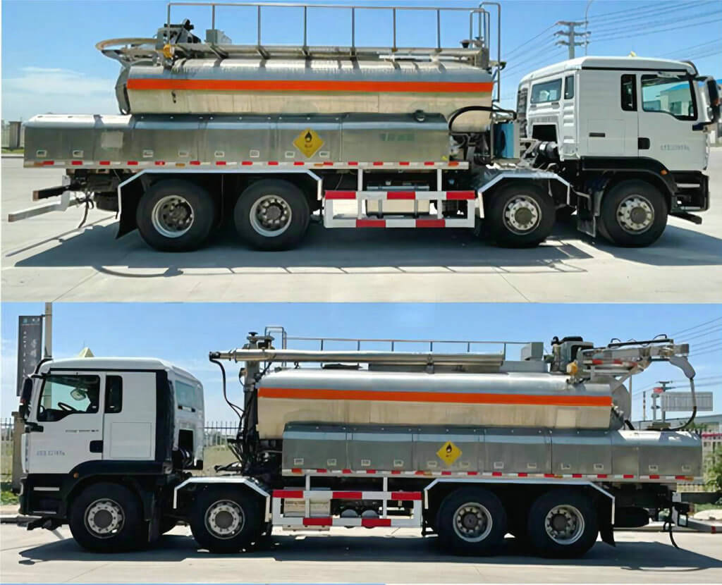 on-site mixed emulsion explosive truck (1)