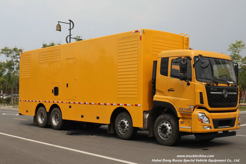 Mobile Emergency Power Supply Truck 1000kw Power Supply trucks (4)