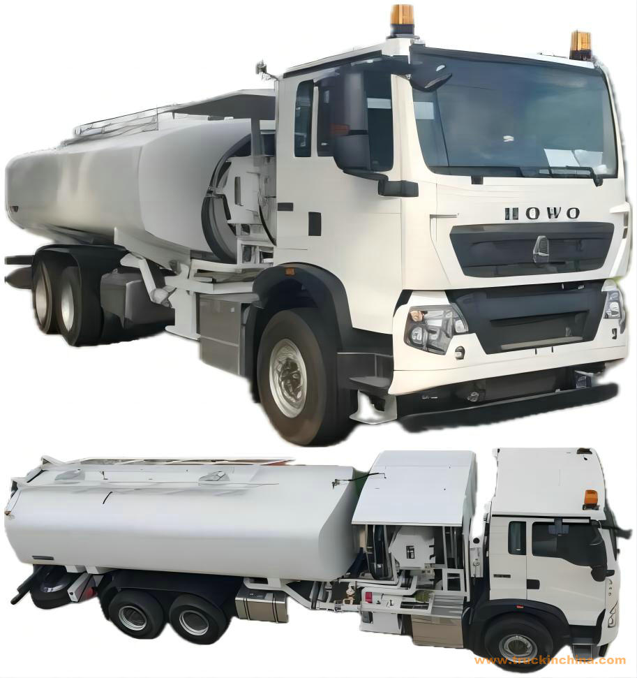 Sinotruck HOWO 20KL Aviation Fuel Bowser 1200L/Min 