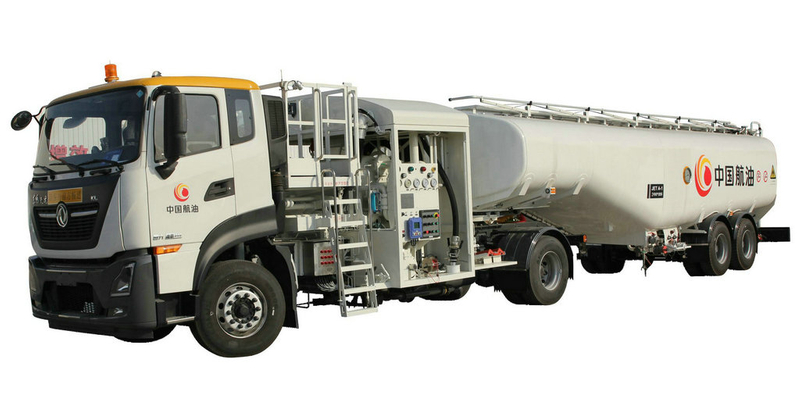 Aircraft Refueler Tanker 45KL with Platform Double Fueling 2400L/Min 