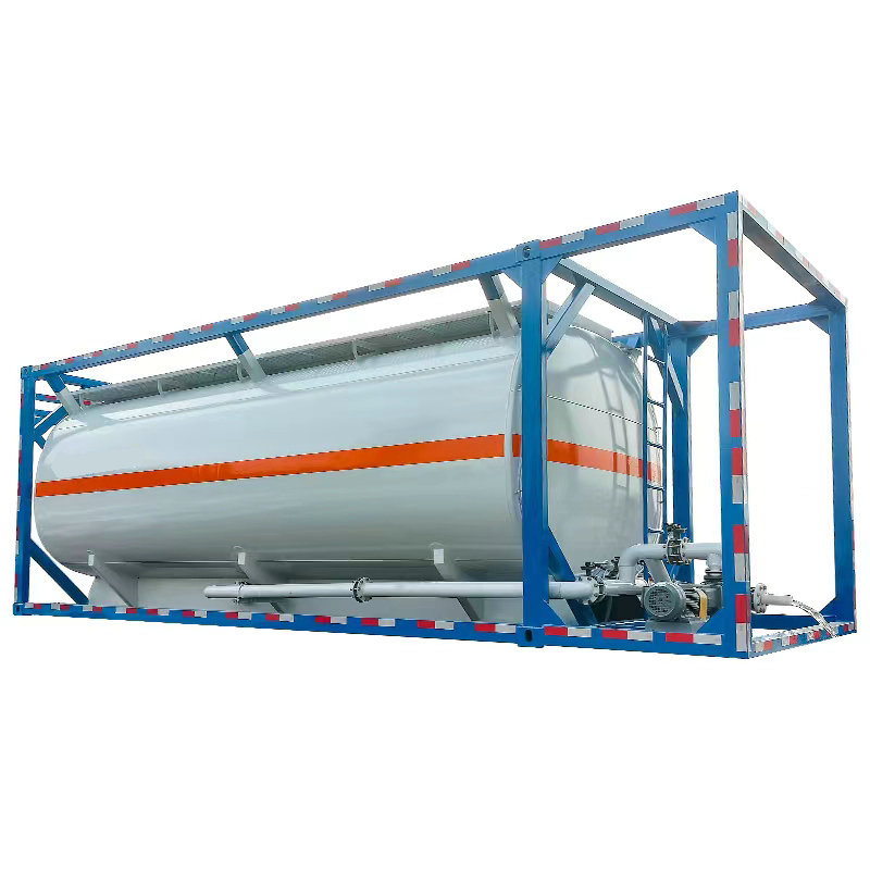 Customizing Petrochemicals Hydrochloric Acid Tank Container with Acid Pump IHF65-50-160