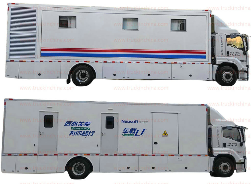 Dong Runze GIGA Mobile P2 PRC CT Lab Clinics Medical Truck