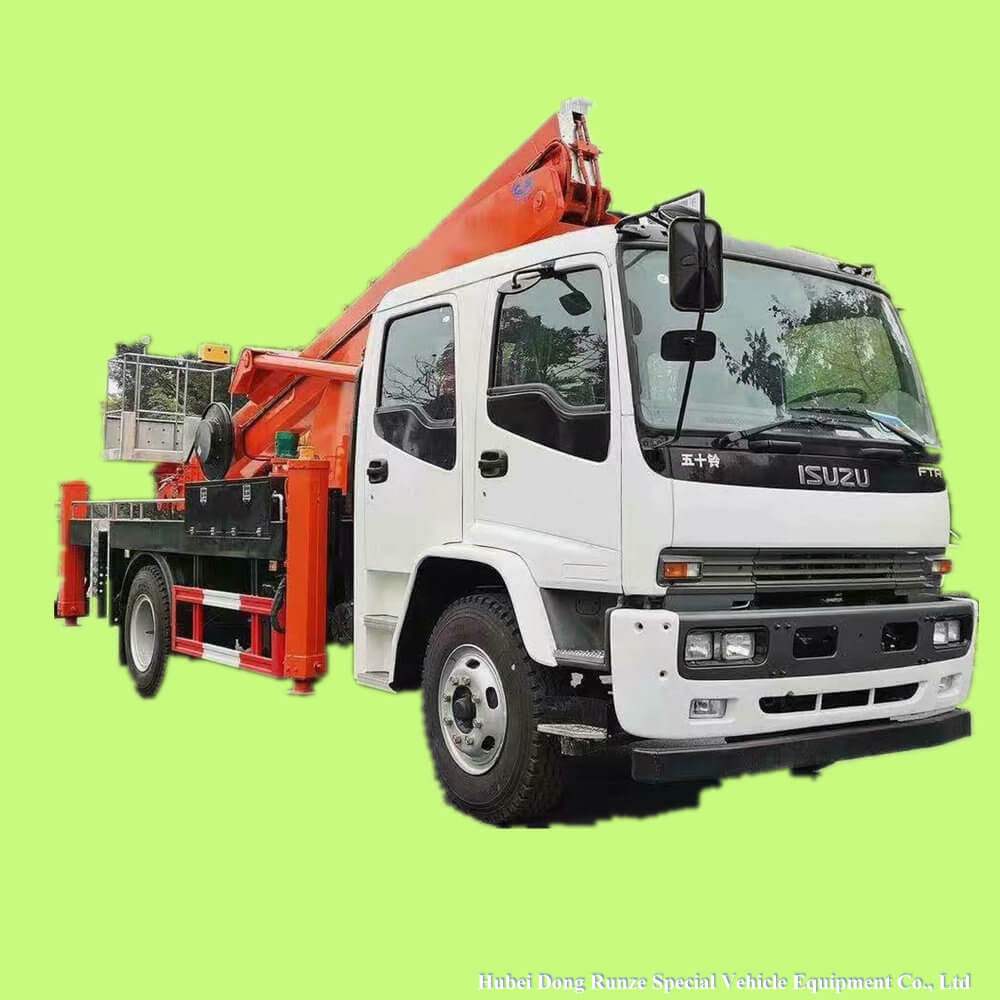 ISUZU Aerial Platform bucket Truck for manlift (22)